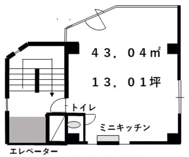 FAビル2F 間取り図