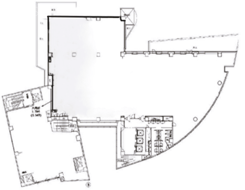 リビエラ南青山ビルB-2 間取り図