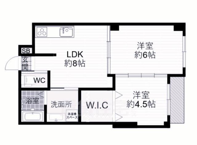西荻ユニティ1F 間取り図