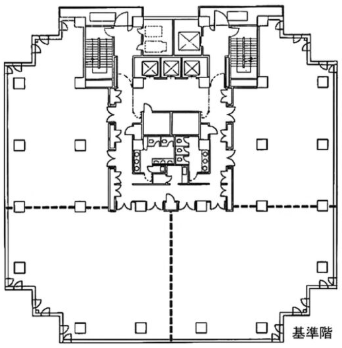 勝どきサンスクエア303 間取り図