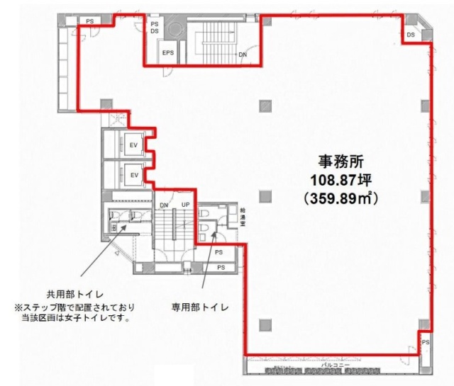 KASUMICHO TERRACE8F 間取り図