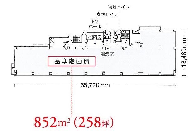 The PLACE 戸越3F 間取り図