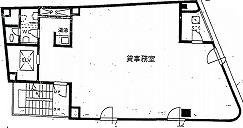 新宿土地建物第10ビル5F 間取り図