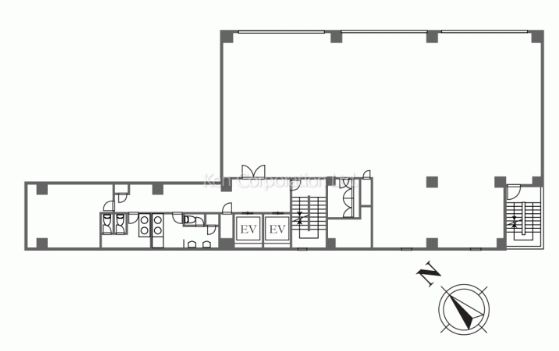 KDX鍛冶町ビル2F 間取り図