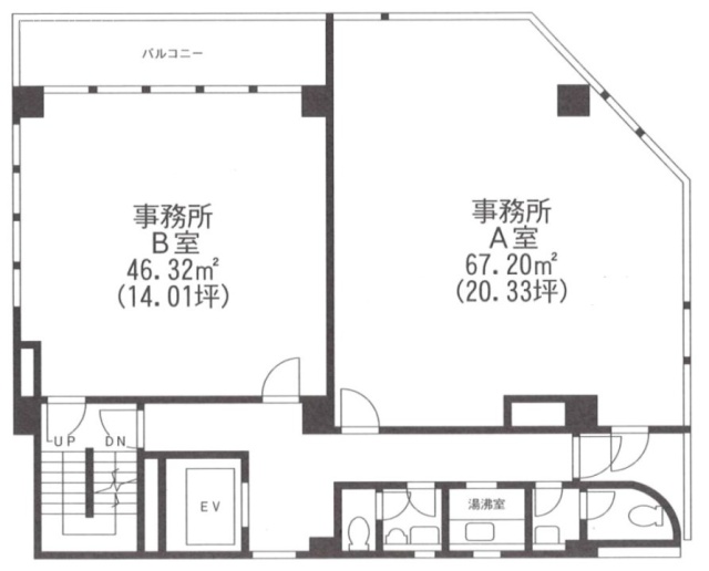 新横浜三協ビルB 間取り図