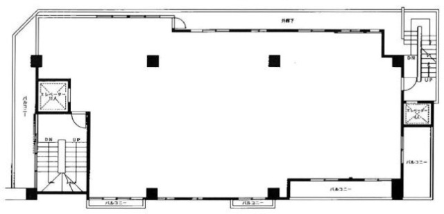 高田馬場地下鉄名店ビル5F 間取り図