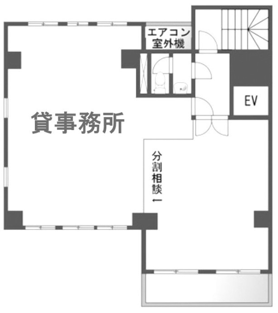 エルタワー・タチビル5F 間取り図