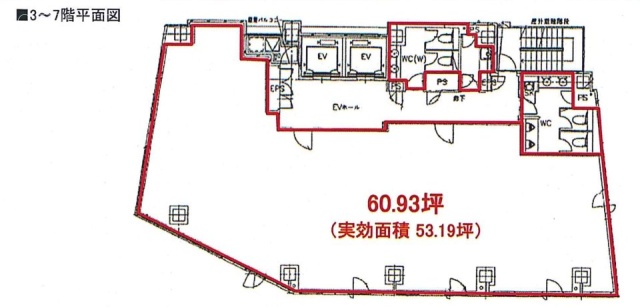 麹町市原ビル2F 間取り図