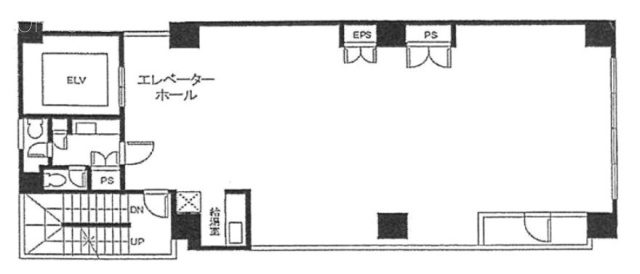 平成本社海岸ビル2F 間取り図