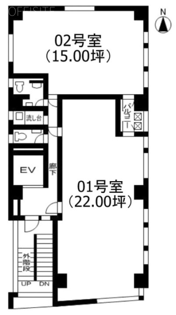 江口ビル301 間取り図
