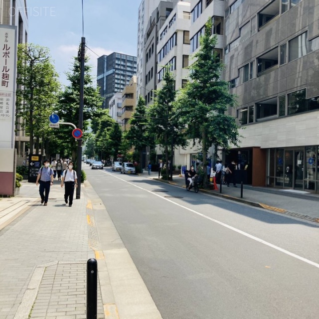 VORT平河町Ⅱ ビル前面道路