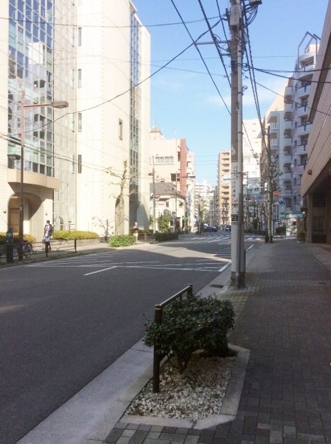 金井ビル ビル周辺道路