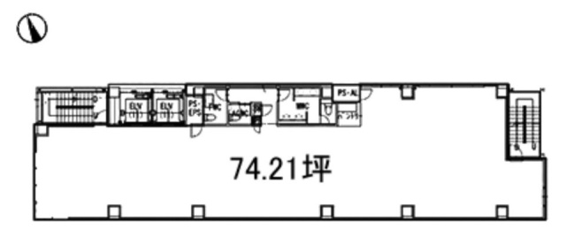 VORT浜松町Ⅳ7F 間取り図