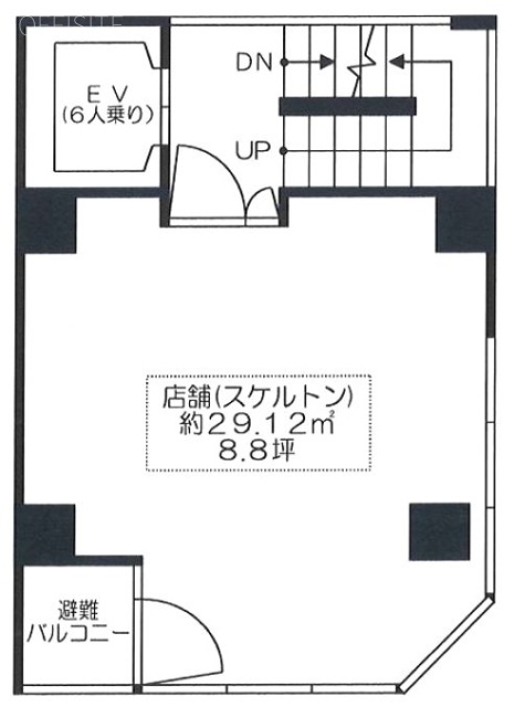 未来(ミコ)ビル5F 間取り図