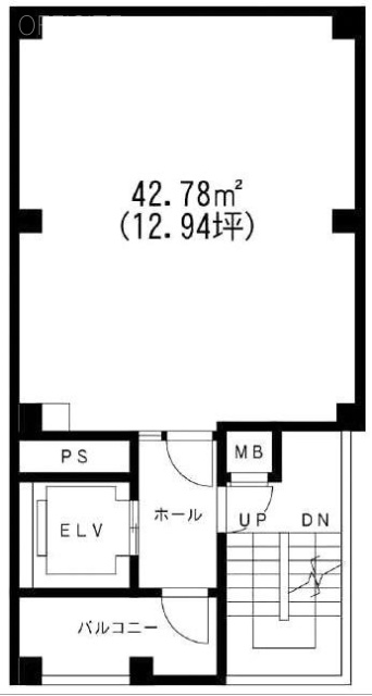 アドワンビル3F 間取り図