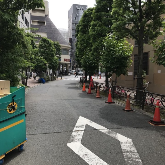 シャローズ ビル前面道路