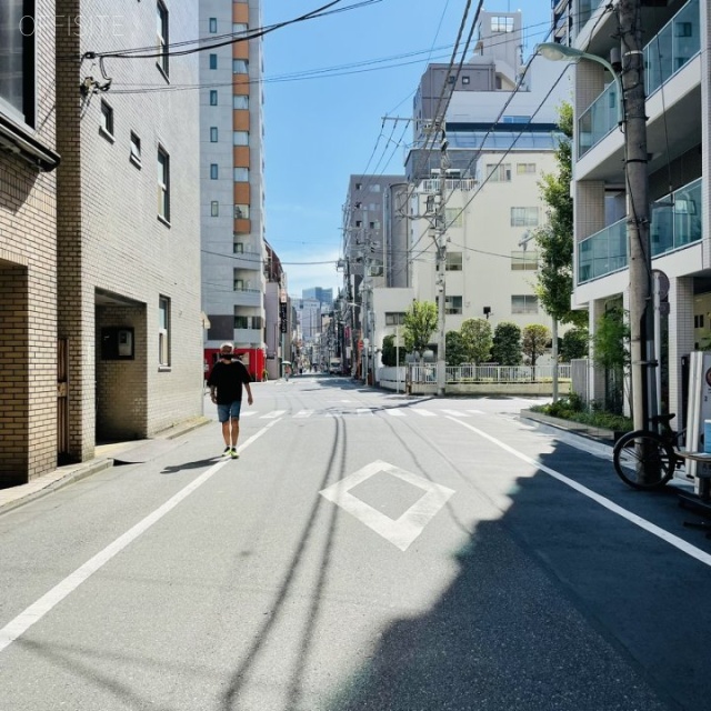 日本橋浜町2丁目ビル ビル前面道路