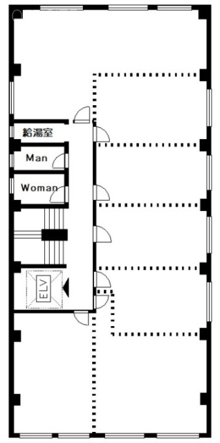 喜助お茶の水ビル1F 間取り図