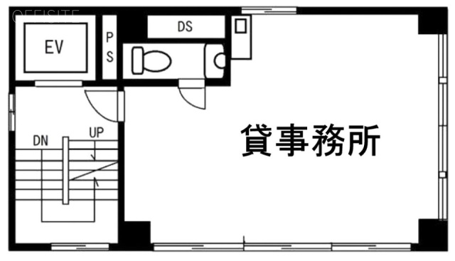 赤坂三鈴ビル2F 間取り図