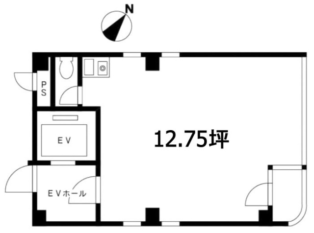 YMビル6F 間取り図