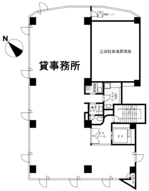 東洋時計ビル1-2F 間取り図