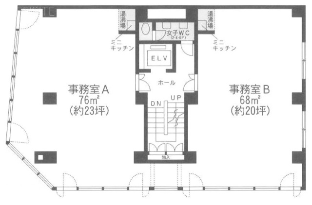 ST馬車道ビルB 間取り図