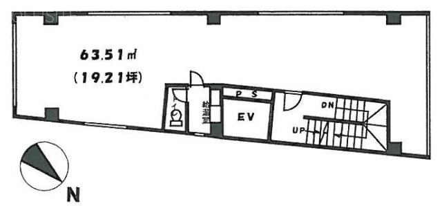 オリオンビル3F 間取り図