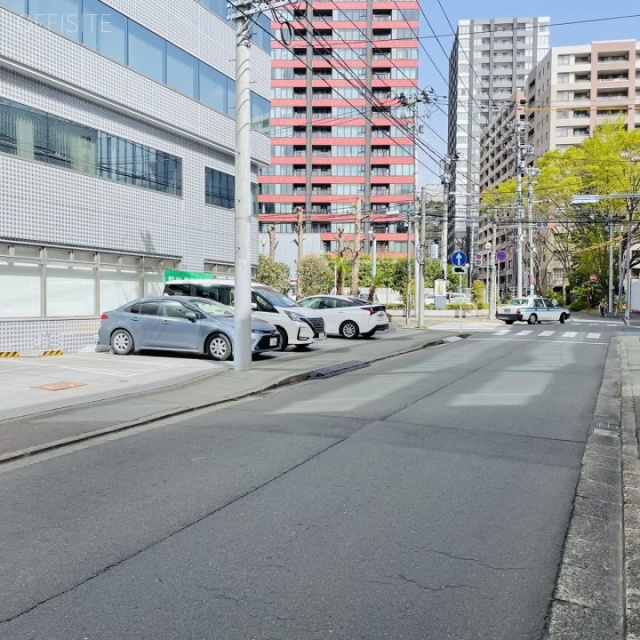 五橋ビジネスセンタービル 背面道路