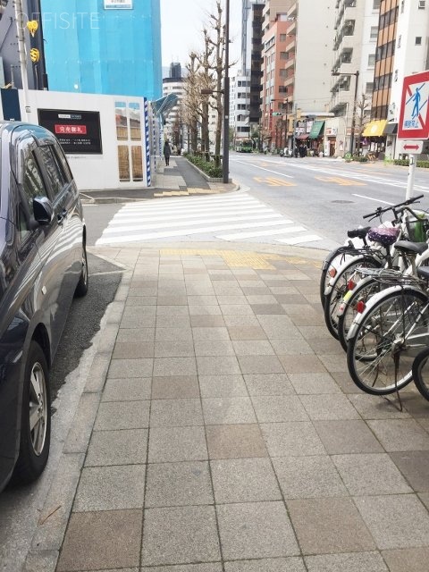 八丁堀東豊エステート ビル前面道路
