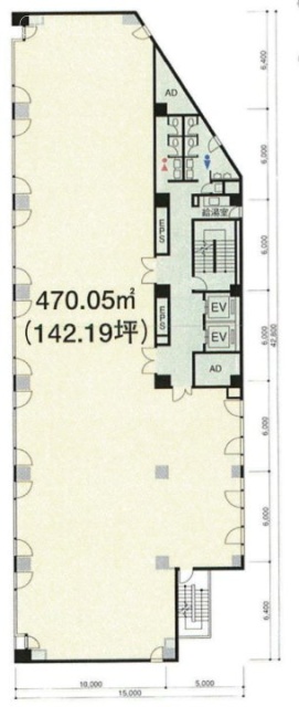 住友大井町ビル北館4F 間取り図