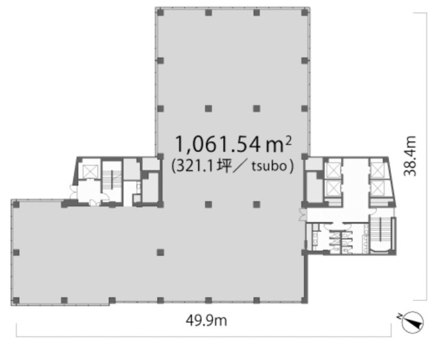 赤坂見附MTビル6F 間取り図