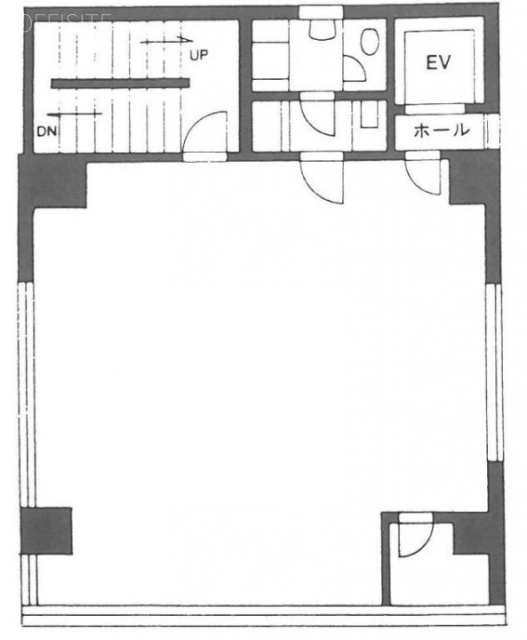 不動商事本社ビル6F 間取り図