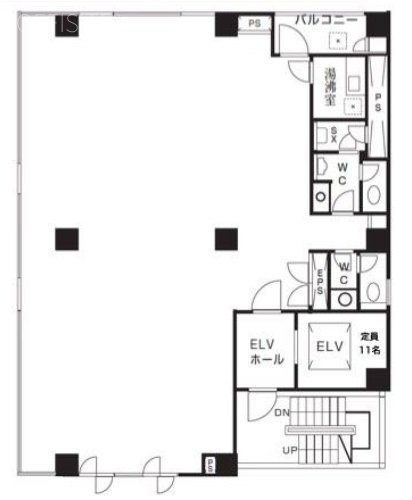 楓ビル6F 間取り図