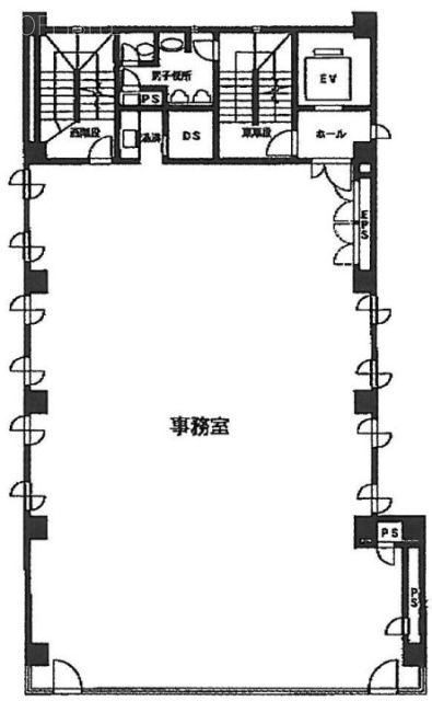 神田グロウビル1F 間取り図