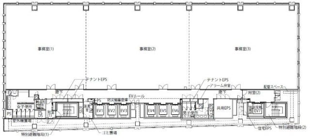 住友不動産秋葉原駅前ビル15F 間取り図