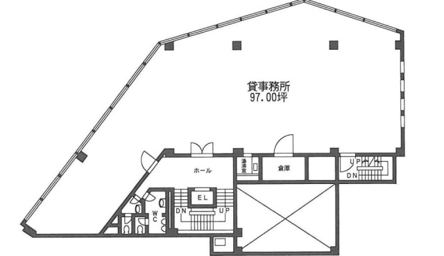 万惣第1ビル3F 間取り図