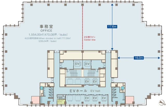 赤坂ガーデンシティ2A・2B 間取り図