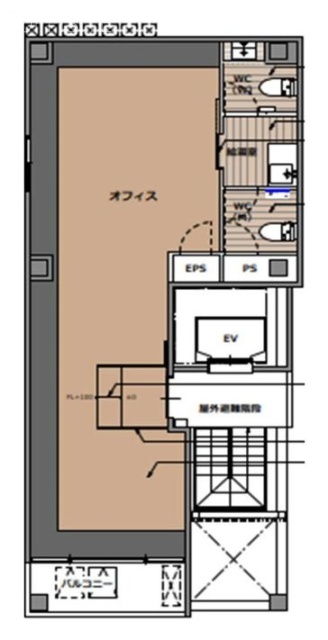 ACN築地二丁目ビル7F 間取り図