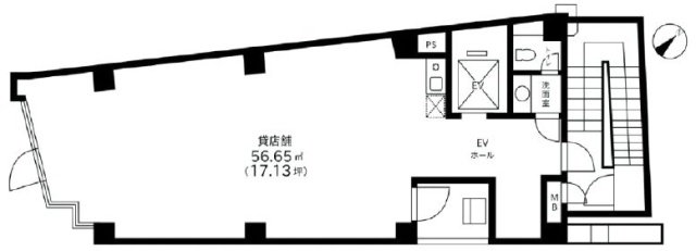 デコール青山2F 間取り図