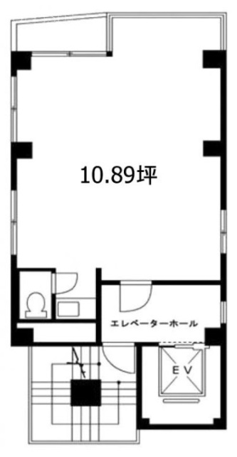 日高ビル4F 間取り図