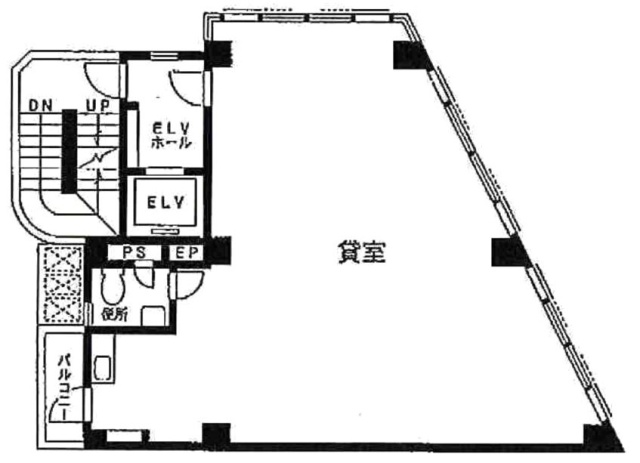 三鷹山田ビル7F 間取り図