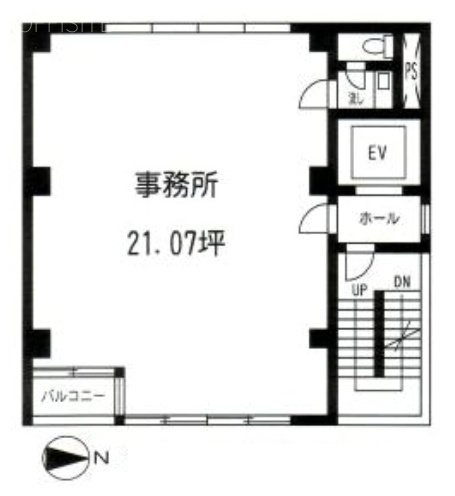 荒井ニュービル2F 間取り図