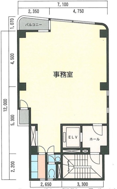 新宿MMビル8F 間取り図