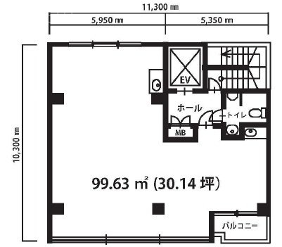 千代田ビル2F 間取り図
