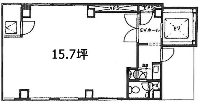 築地森田ビル6F 間取り図