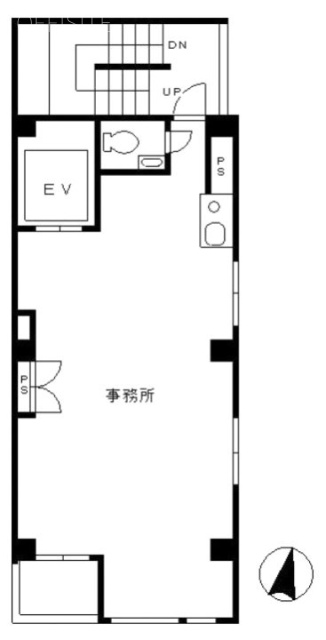 日本橋長谷川ビル7F 間取り図
