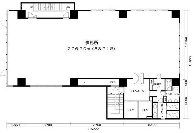 タカラビル7F 間取り図