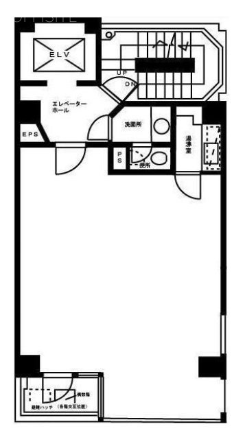 國竹ビル5F 間取り図