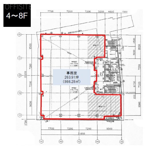 オリックス芝2丁目ビル東 間取り図