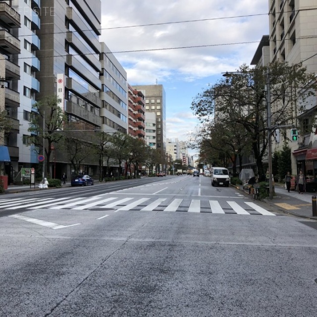 石田ビル ビル前面道路